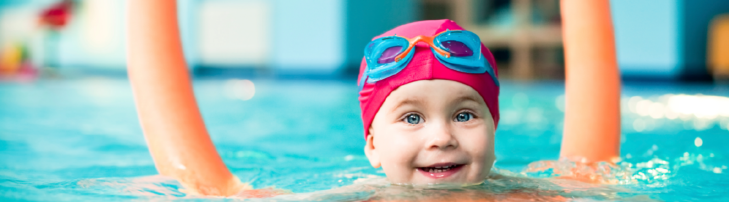 Preschool Child in swimming pool